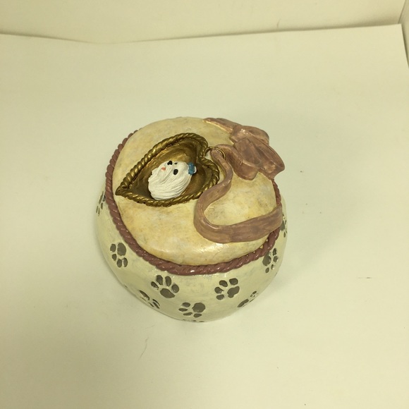 Maltese Dog Jewelry Box A Dog’s Prayer Handcrafted - Picture 6 of 7